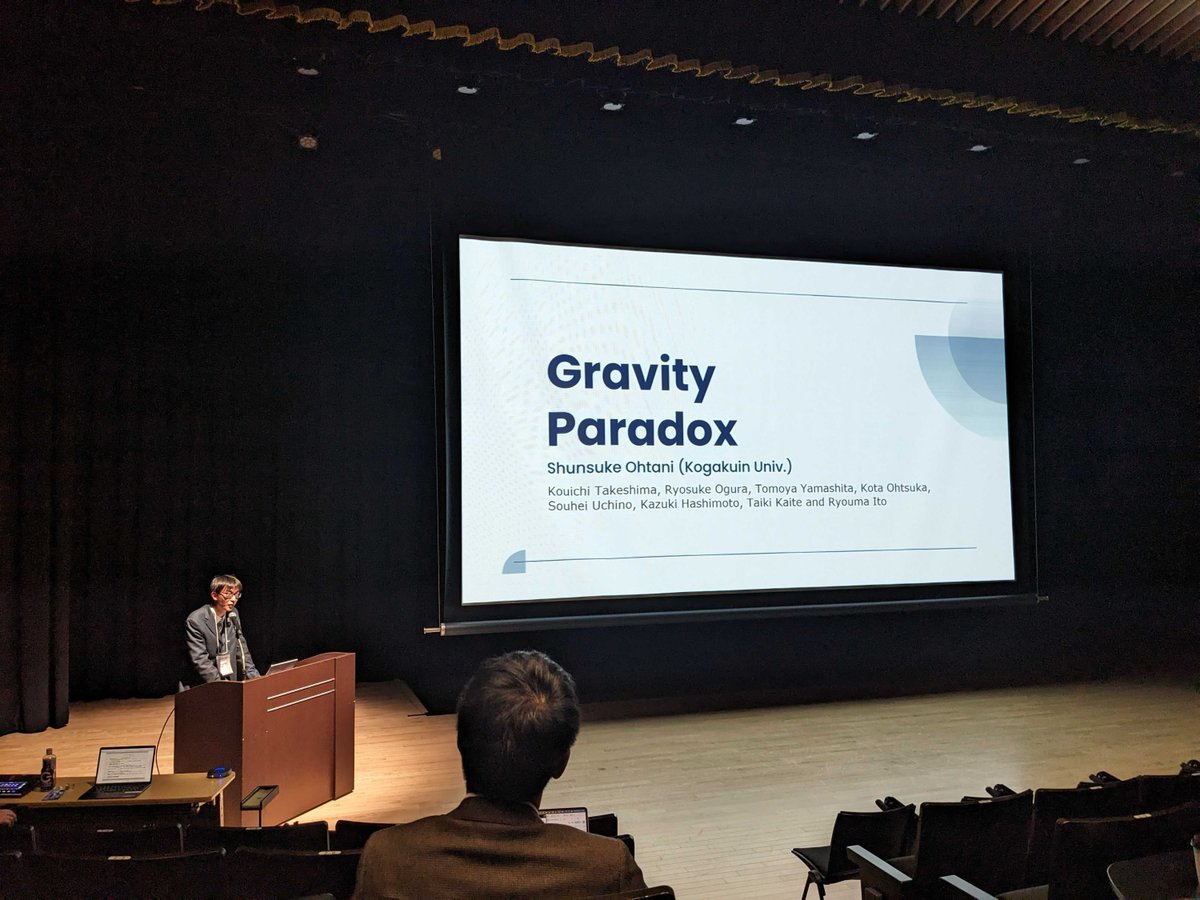 ku_xrteam's tweet photo. 先週、国際学会のAPMAR (Asia-Pacific Workshop on Mixed and Augmented Reality)にてIVRC出場作品、グラビティ・パラドックスについての発表を行いました! 今後はエンターテイメントのみならず、アカデミックな方向にも挑戦していきたいと思っています。
#kogakuin #工学院大学 #IVRC #APMAR https://t.co/ZxpOXkfSkp