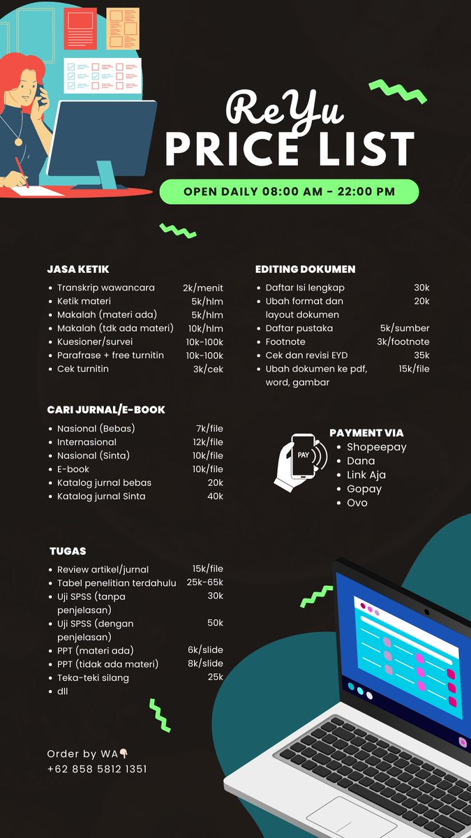 justopenjoki |❤️‍🔥joki tugas murah tweet media