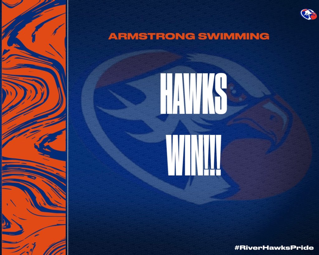 A great night to be a River Hawk as our boys basketball team and girls swim team claim victories this evening. #RiverHawksPride