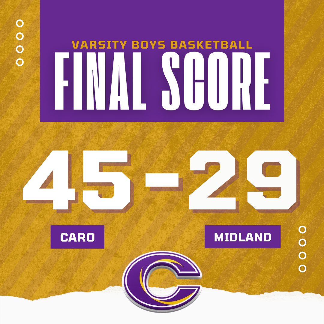 Varsity Boys Basketball gets a big win over Midland HS 45-29! Tigers move to 3-0 on the season!