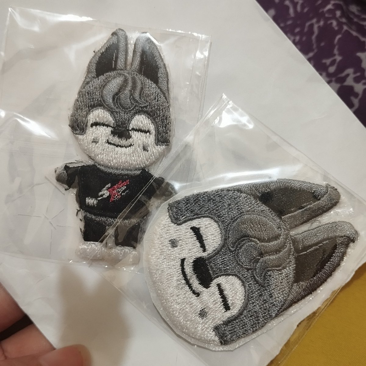junhaninuna's tweet photo. Lucu bgt iron patch nya😍
#wolfchan #skzoo #ironpatch #dominATE_Jakarta #straykids #bangchan https://t.co/9O5zJsr1R4