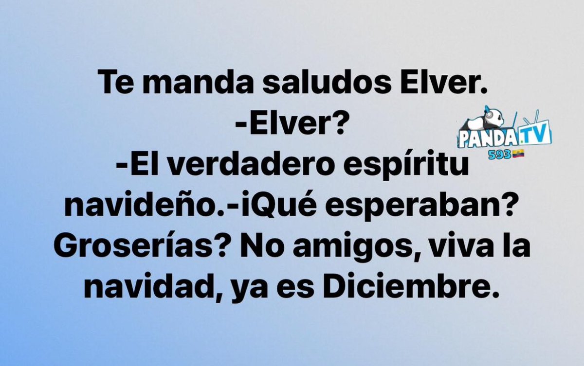 Taita_panda's tweet photo. Te manda saludos #ELVER 🤣 https://t.co/hyOiPOeADP