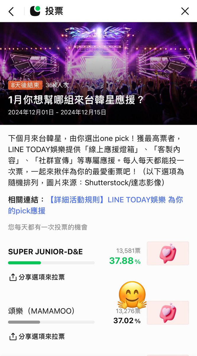 MMMchild's tweet photo. 請大家告訴大家
這是2025灶咖第一戰💪

支持容仙
趕快揪親朋好友們一起投票

12/15前每天可投一次
https://t.co/adHpaFbHat

#Solar #솔라 #頌樂 #金容仙 https://t.co/DkmRxYDiO9