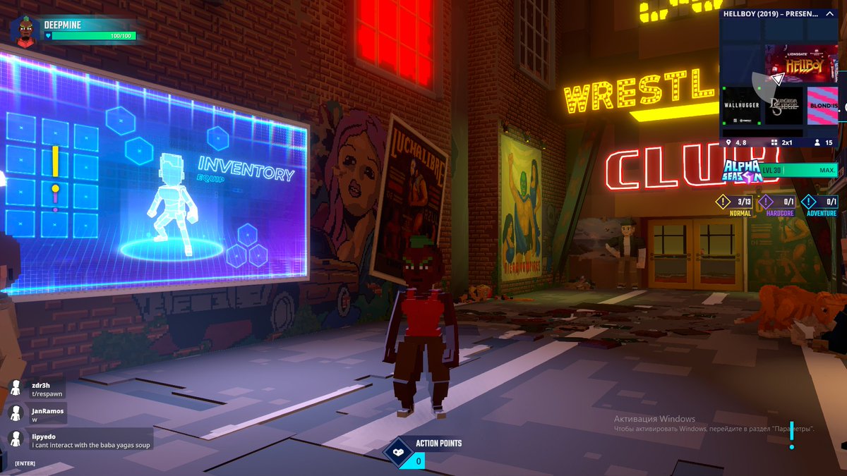 hzr_yr's tweet photo. Sneaking into the Osiris club in Hellboy (2019) in @TheSandboxGame. Things are about to get supernaturally exciting! 😈🔥 @Lionsgate https://t.co/kXm4otWtv5 #TheSandbox #AlphaSeason4 #AS4SocialChallenge https://t.co/pn80k4XANg
