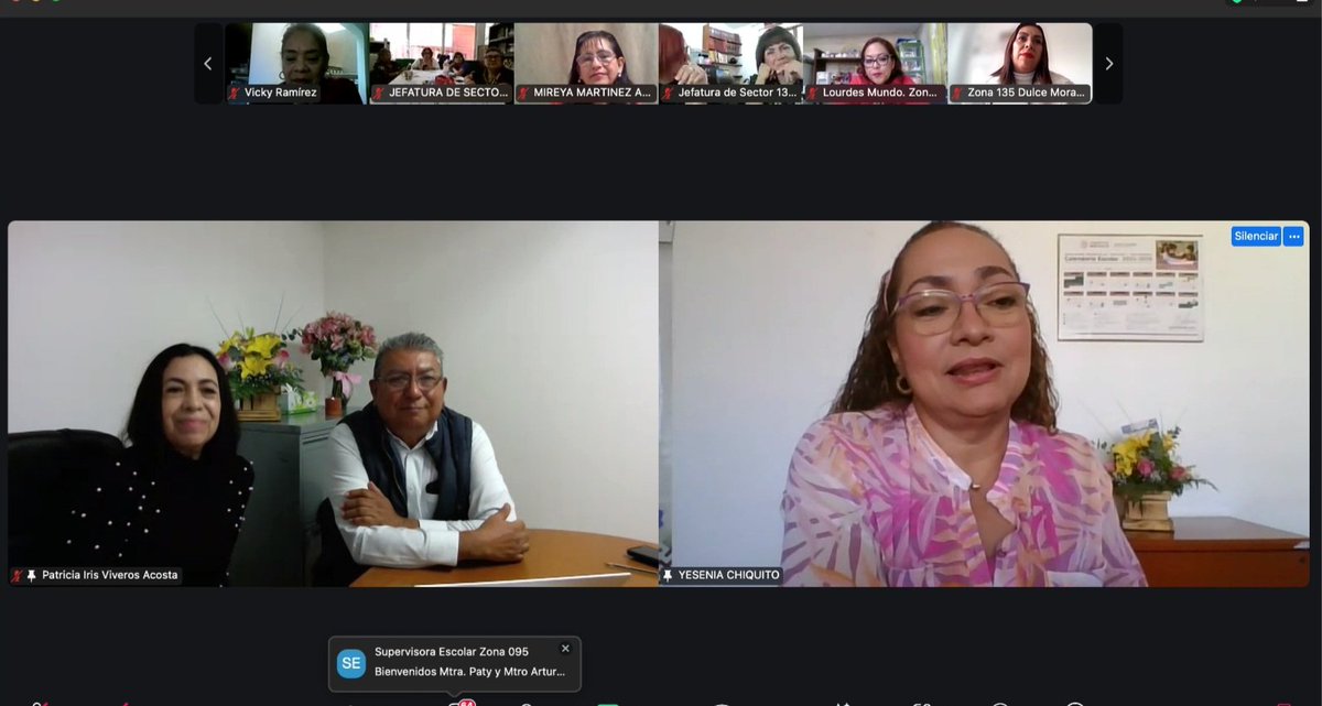 MaritzaRamrezA1's tweet photo. Este viernes a través de reuniones virtuales con jefes de sector y supervisores escolares, dimos la bienvenida a los nuevos titulares de los diferentes niveles y modalidades que conforman la subsecretaría de educación básica. https://t.co/t6UXgle4G8