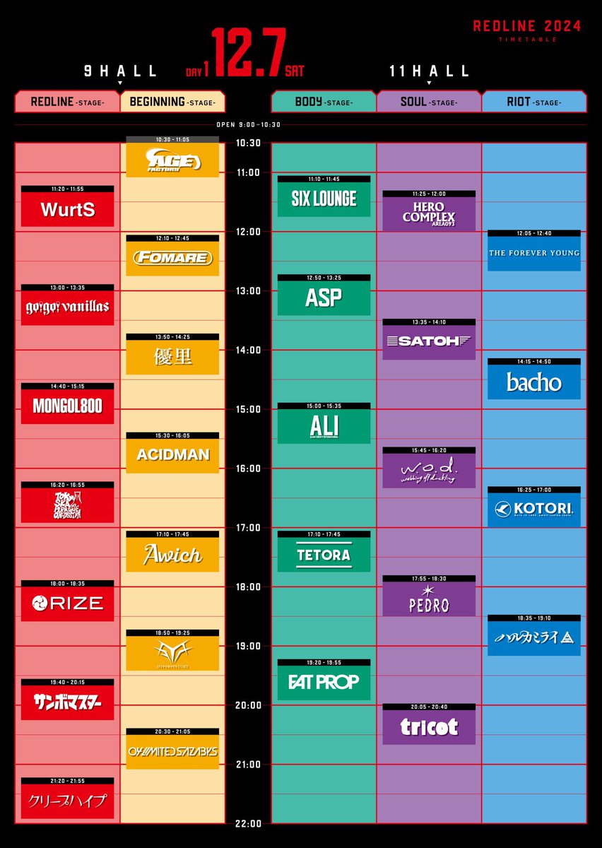 sambomaster_txt's tweet image. #サンボマスター 本日12/7(土)19:40〜
幕張メッセにて、
#REDLINE ALL THE FINAL 2024
出演させていただきます‼️
有終の美を #全員優勝 で飾らせられるよう一緒にぶち上がりましょう✌️❤️‍🔥
物販もよろしくお願いいたします🙇