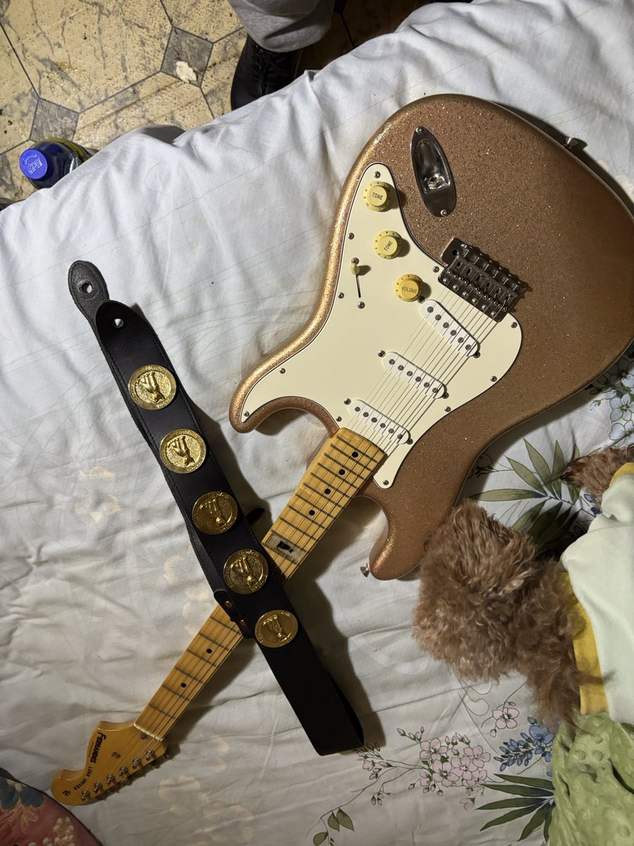 shiya_misato's tweet photo. 我还是小孩儿的时候Ken桑的装备。
Mr.Ken‘s @CHLionRagbaby gear when I was a kid.

#Ken
#larcenciel 
#fernandesguitars 
#goldcat
#Elizabeth https://t.co/lBecc8kRYK