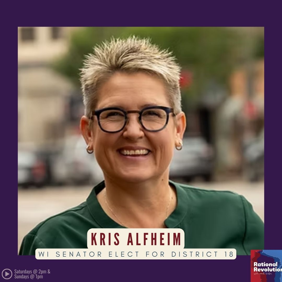 Rational_RevWI (@rationalrevwi) on Twitter photo SHE'S BACK!
<a href="/markbecker26/">Mark Becker</a> is joined by WI State Senate Elect for District 18 + friend AND former host, <a href="/Alfheimforwisc/">Kristin Alfheim</a>. They talk about her experience running for State Senate and winning!
Missed today's episode? <a href="/CivicMediaUS/">Civic Media</a>'s got you covered: civicmedia.us/shows/rational… SHE'S BACK!
<a href="/markbecker26/">Mark Becker</a> is joined by WI State Senate Elect for District 18 + friend AND former host, <a href="/Alfheimforwisc/">Kristin Alfheim</a>. They talk about her experience running for State Senate and winning!
Missed today's episode? <a href="/CivicMediaUS/">Civic Media</a>'s got you covered: civicmedia.us/shows/rational…