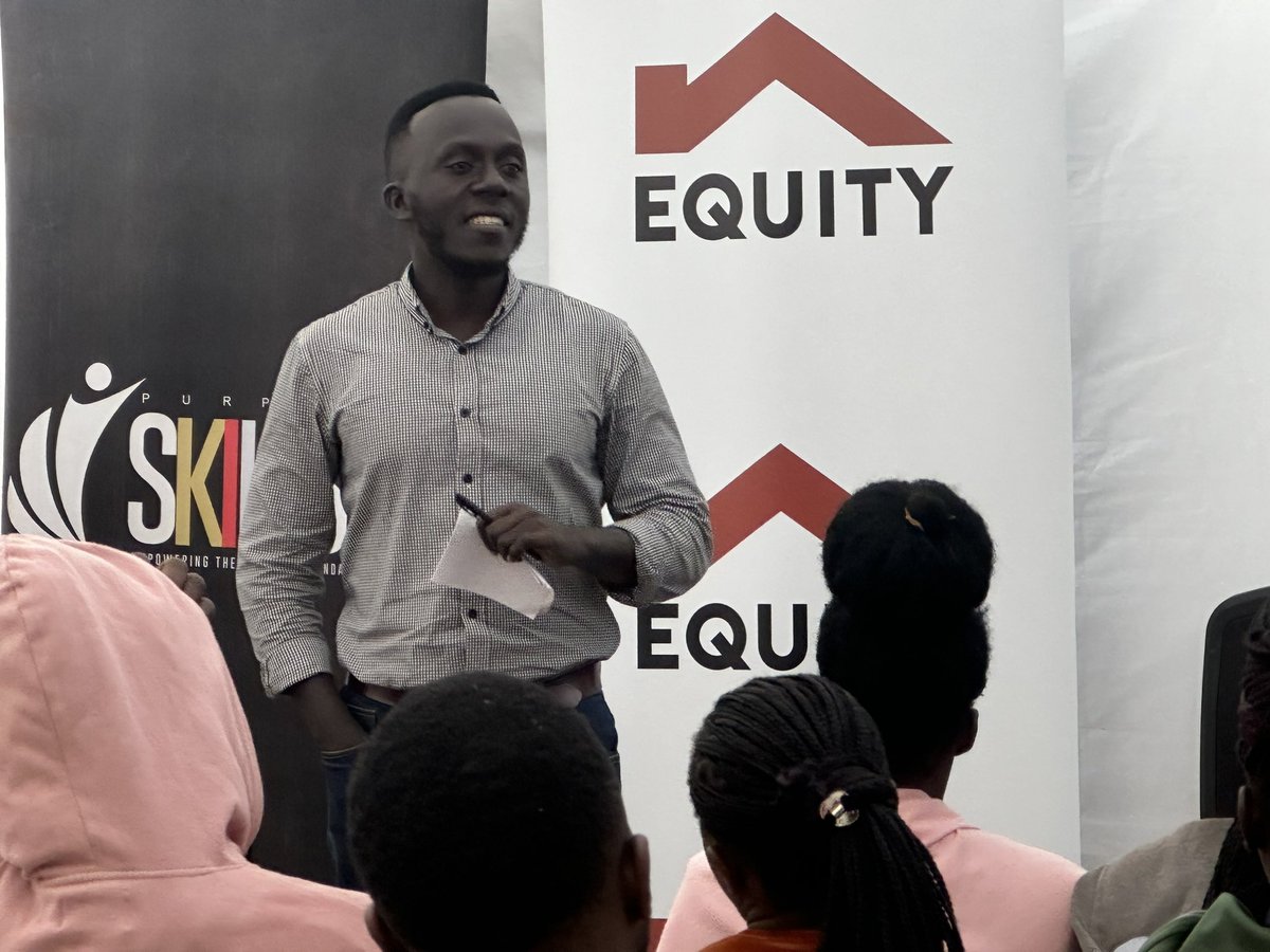 Yesterday, the #EquityBank team visited us to engage our students and beneficiaries in an orientation about the opportunities available at the bank. They also conducted financial literacy sessions empowering them with valuable financial knowledge. #SkillsKlinic