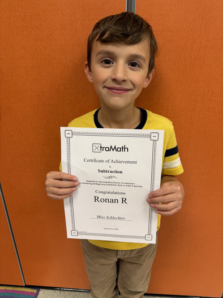MissSFirstGrade's tweet photo. We have a mathematician in room 19! This guy passed basic subtraction. #proudteacher #hpsdawesome https://t.co/ceFdzVK2YV