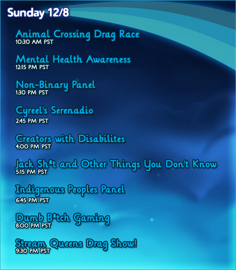 Stream Queens Con 5 Schedule Drop! Can't wait to see you all tomorrow! #streamqueenscon5