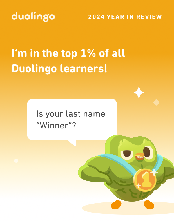 LuanArbilo's tweet photo. Duolingo 2024 Year in Review #Duolingo #Duolingo365 https://t.co/q157xvFckH