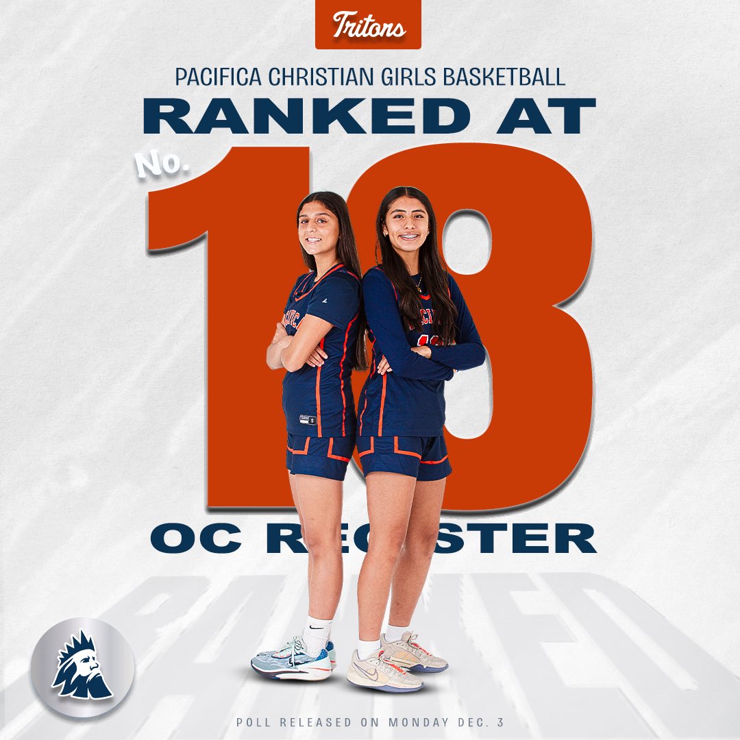 PacificaOC Athletics (@pchs_tritons) on Twitter photo Girls Basketball is currently ranked #18 in Orange County in the latest <a href="/ocregister/">O.C. Register</a> rankingsβΌοΈπ
#PacificaAthletics π± Girls Basketball is currently ranked #18 in Orange County in the latest <a href="/ocregister/">O.C. Register</a> rankingsβΌοΈπ
#PacificaAthletics π±