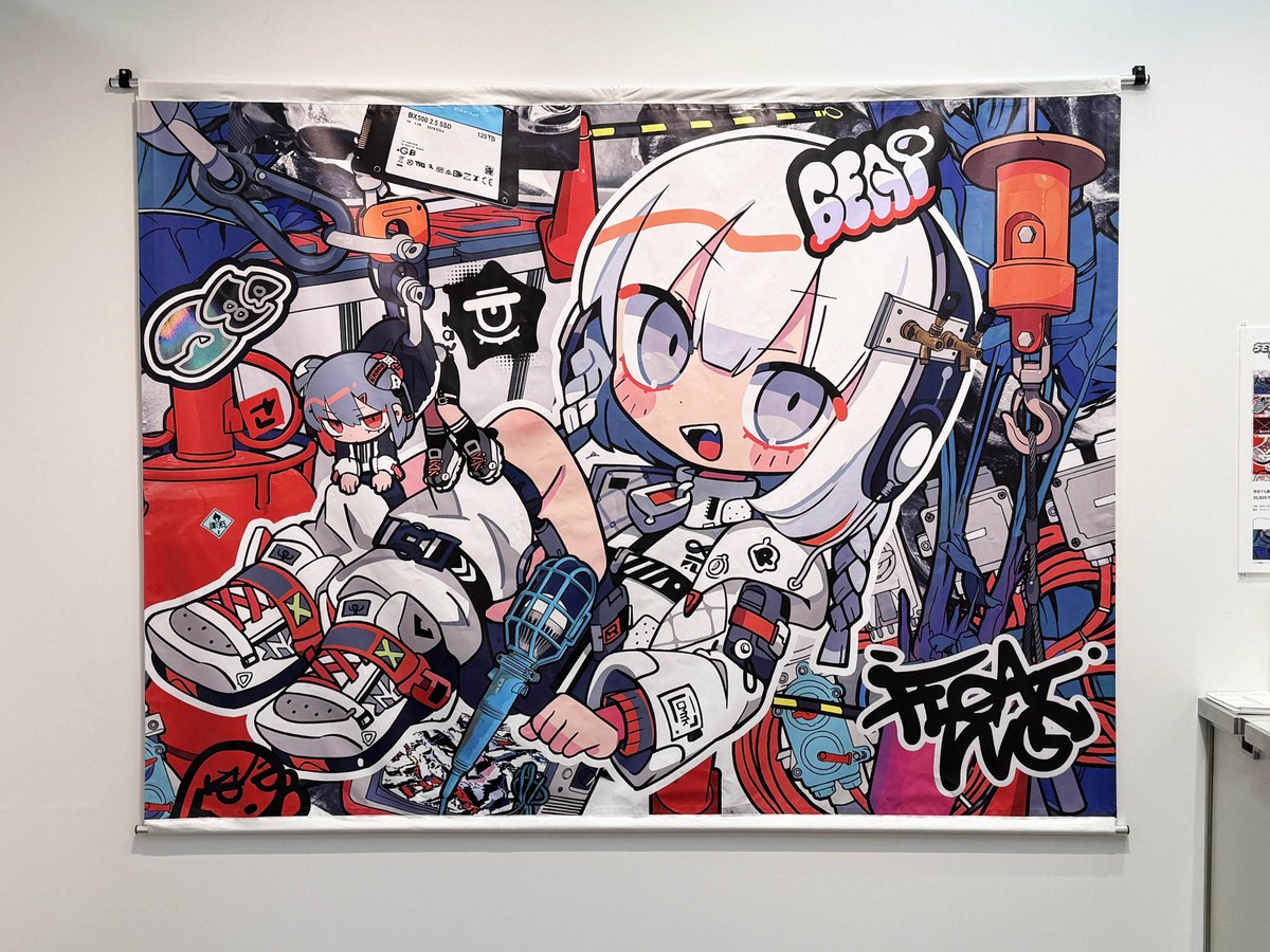dotbag_nc's tweet photo. 寺田てら展へのご来場ありがとうございました。
展示作品「White Orange」「Chroma」のターポリン生地を裁断・縫製し、バッグにリメイクしていきます。
#寺田てら展 https://t.co/3egatIhKwT