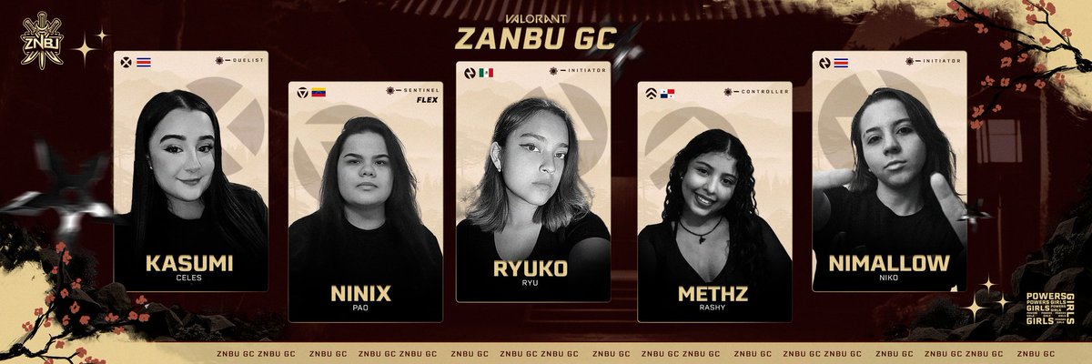 Les presentamos a ZNBU GC 🤩
Zanbu Game Changers 🔥

El Squad femenino de la Zanbuneta 👺

Bienvenidas al mejor team de todos 😎