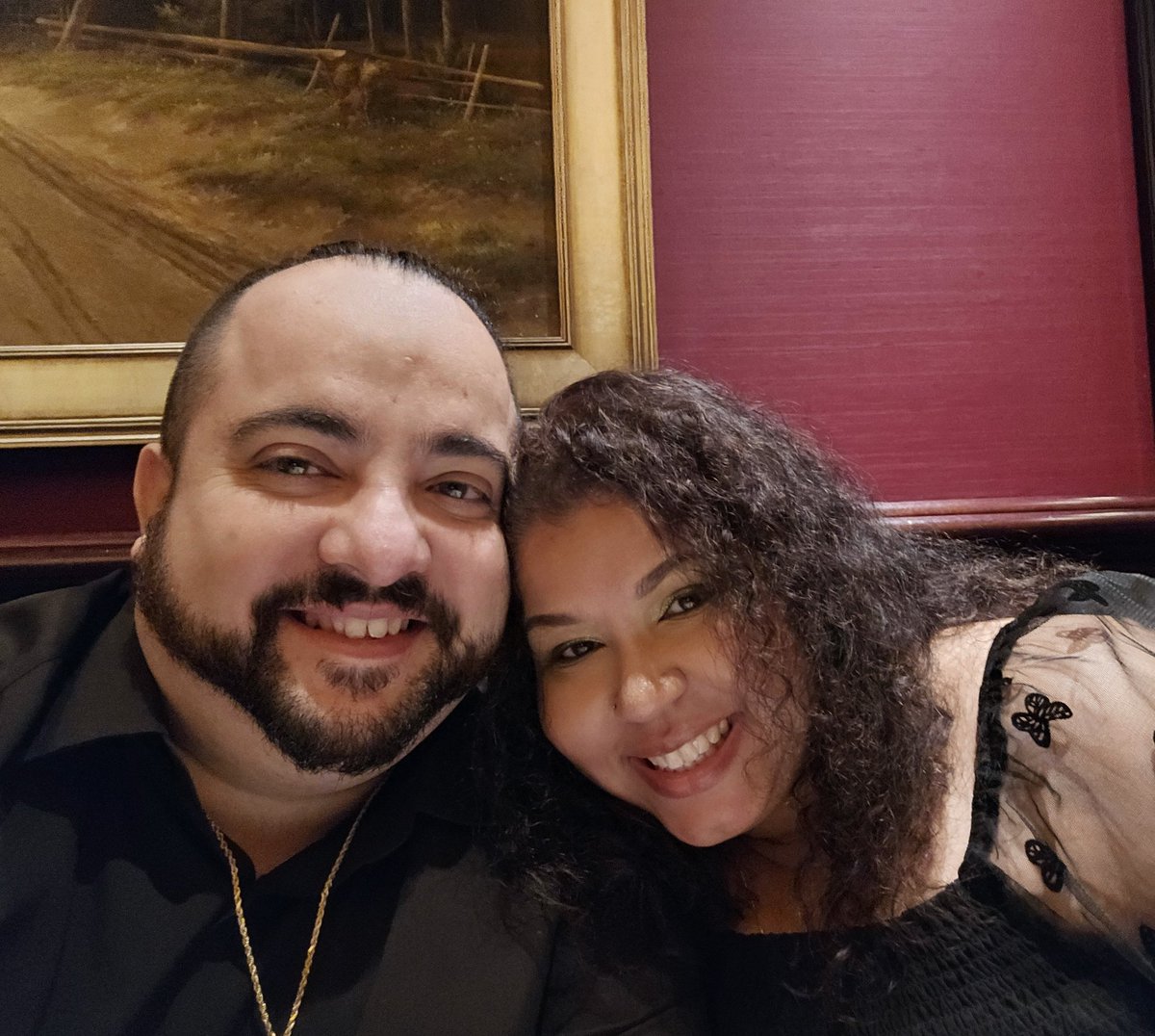V4Draco's tweet photo. At the Capitol Grille celebrating 14 years of marriage to this beautiful woman who I would give the world! Love you babe! https://t.co/pajqMOcDvW