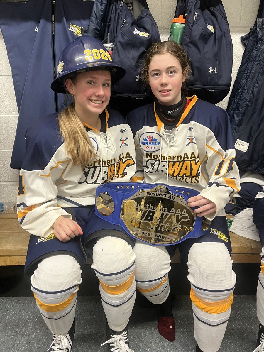 Game one! Selects win 5-3! Hard hat goes to Lexi MacIntyre and belt goes to Ana McArthur.