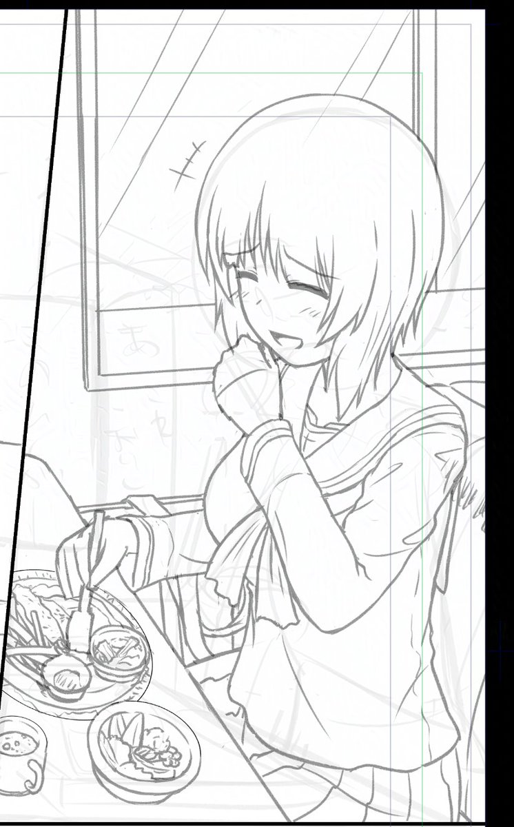 1ページ分のラフを小一時間で描こうと意気込んでたら3時間かけて1コマしか進まなかったしペン入れレベルで描き込んでしまった ラフをラフとして描けない えーんえーん
泣くな!!!!!!!どうにかしろ!!!!!!!諦めるな!!!!!!!挑戦しろ!!!!!!ごはんたべよ