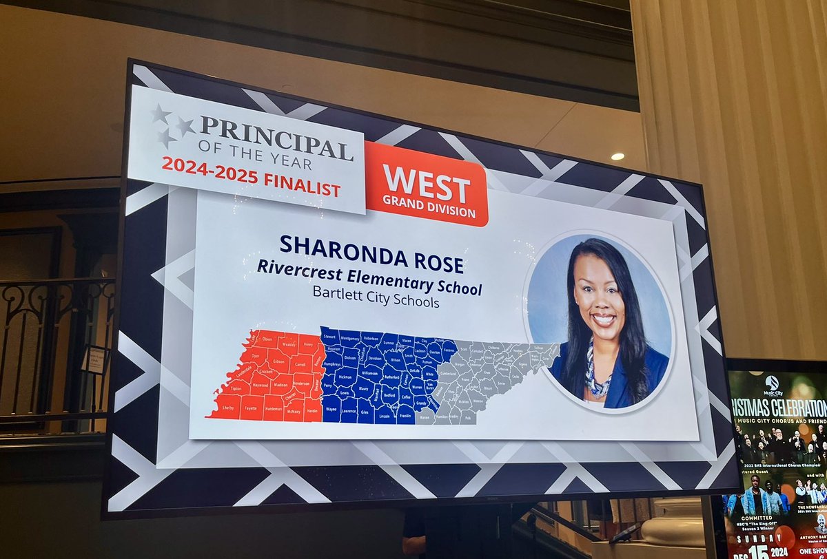 BartlettCitySchools (@bartlettschools) on Twitter photo Sharonda Rose Named TN's 2024-25 West Grand Division Principal of the Year by the <a href="/TNedu/">TN Dept of Education</a>! This distinguished honor recognizes her exceptional leadership & dedication to fostering an inclusive & thriving educational environment. Congrats to <a href="/SharondaRose_/">Sharonda Rose</a>!
youtube.com/watch?v=cjKBMZ… Sharonda Rose Named TN's 2024-25 West Grand Division Principal of the Year by the <a href="/TNedu/">TN Dept of Education</a>! This distinguished honor recognizes her exceptional leadership & dedication to fostering an inclusive & thriving educational environment. Congrats to <a href="/SharondaRose_/">Sharonda Rose</a>!
youtube.com/watch?v=cjKBMZ…