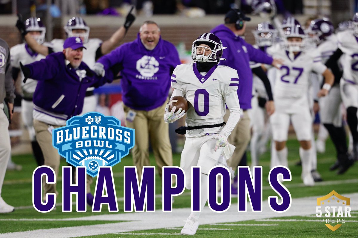 🏆 CLASS 5A STATE CHAMPIONS 🏆

For the first time since 1999 and with its first-ever 15-0 season, the Smoky Bears win it all. 

Sevier County tops Page in Chattanooga by a 27-20 final.