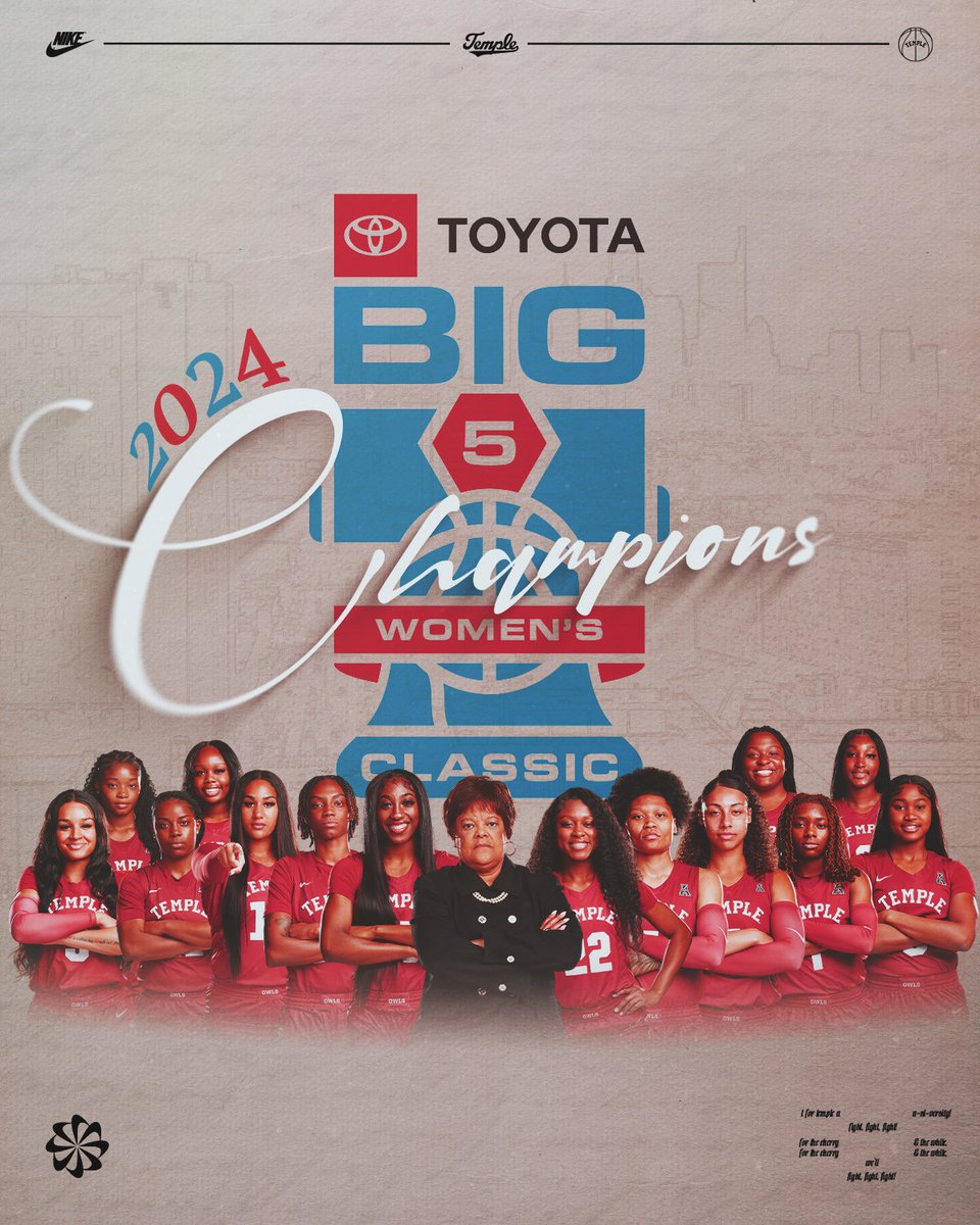 The BIG 5 runs through N. BROAD STREET!!!

#GoOwls