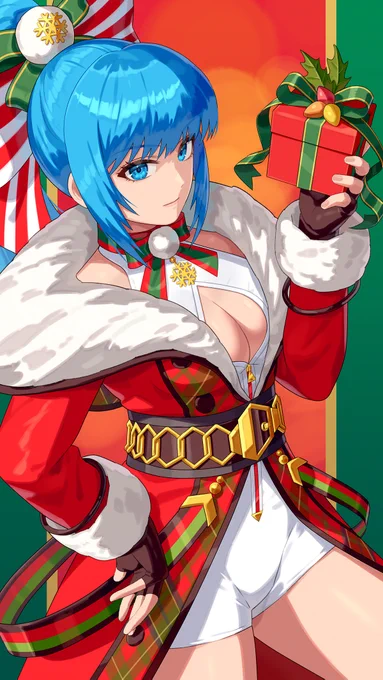 クリスマス・レオナ (加筆)#KOF 
