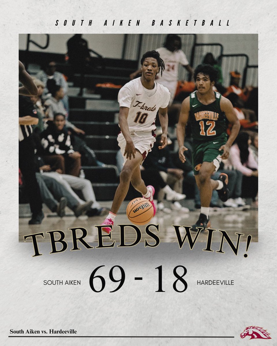 southaikenMBB's tweet photo. TBREDS WIN!

#FinalScore | #PonyUp | #GoTBreds | #Family https://t.co/VoFqgGet83