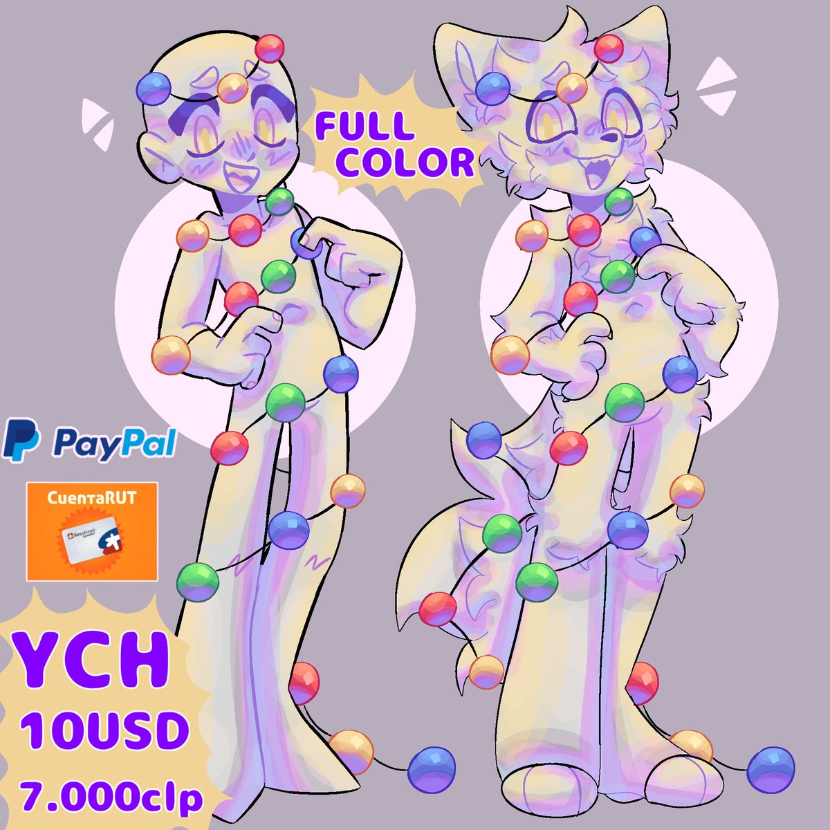 ⭐YCH⭐
If you have any questions, let me know!
#furryart #furryartist #YCH #ychcommission #opencommissions #commissionsopen #furryych