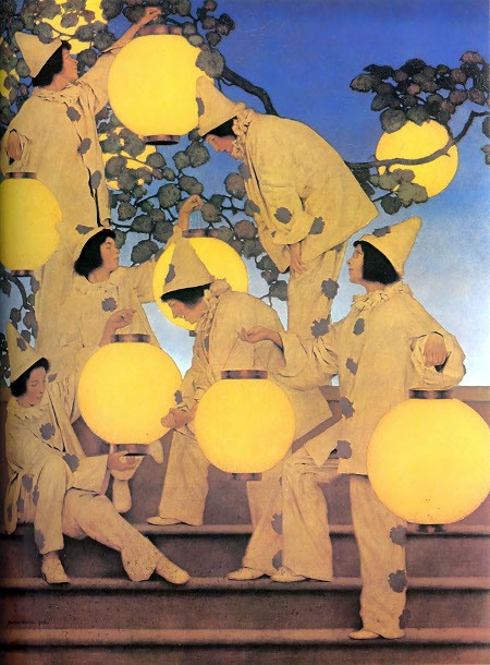 The Lantern Bearers by Maxfield Parrish (1870 – 1966)