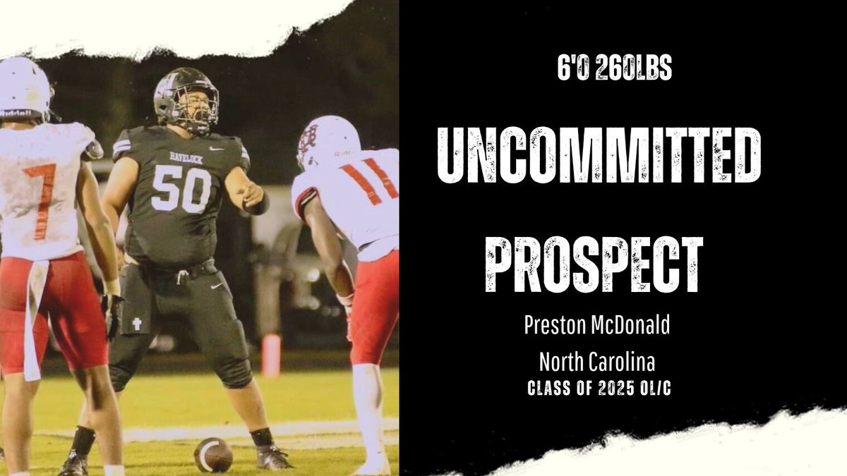 Coach Daniels (@coachdaniels06) on Twitter photo 🆔️ <a href="/Prestonm50/">Preston McDonald</a>
👨🏾🎓2️⃣0️⃣2️⃣5️⃣
🏈OL/C
📚3.5 GPA
🔮NAIA-D2
📝 Aggressive at the point of attack. Moves well and is great a serving pancakes 🥞 🆔️ <a href="/Prestonm50/">Preston McDonald</a>
👨🏾🎓2️⃣0️⃣2️⃣5️⃣
🏈OL/C
📚3.5 GPA
🔮NAIA-D2
📝 Aggressive at the point of attack. Moves well and is great a serving pancakes 🥞