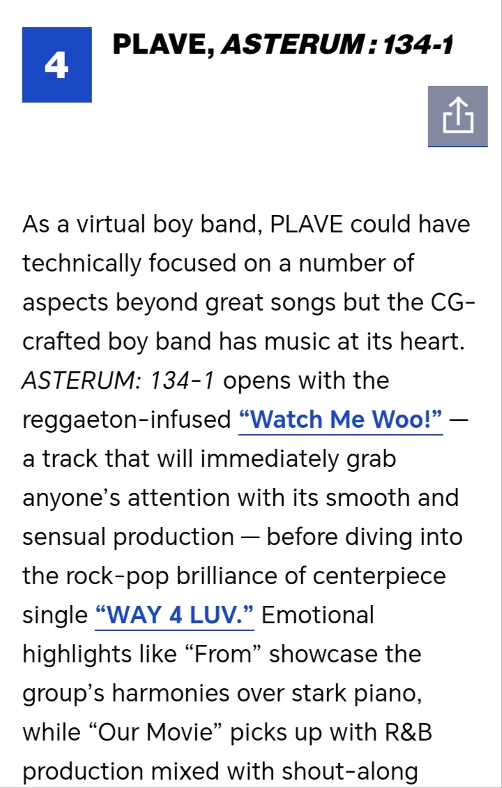 ELCAPITXN_FP's tweet photo. @billboard <THE 25 BEST K-POP ALBUMS of 2024>
@elcapitxxn participated in
(4)@plave_official #way4luv and FROM
(6)@triplescosmos #GirlsNeverDie and "S"
(12) @official_artms #Virtual_Angel and URL
(15) @ZB1_official #Solar_Power and #SundayRIDE
(17) @ENHYPEN #highway1009 https://t.co/TbutSosGMd