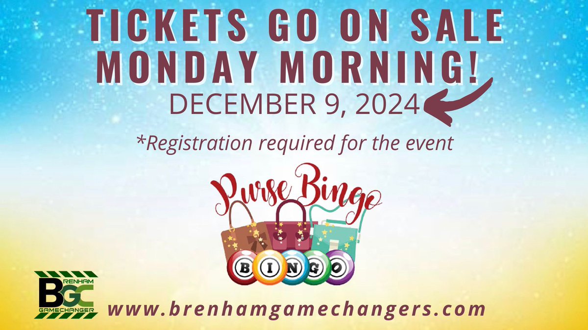 ChangersB's tweet photo. Set your ⏰!!! Tickets go on sale to the public Monday morning! 
Don’t miss the best annual event Brenham has to offer! 
Purchase beginning Monday at https://t.co/udQp94V3pj! https://t.co/DTzriKIXky