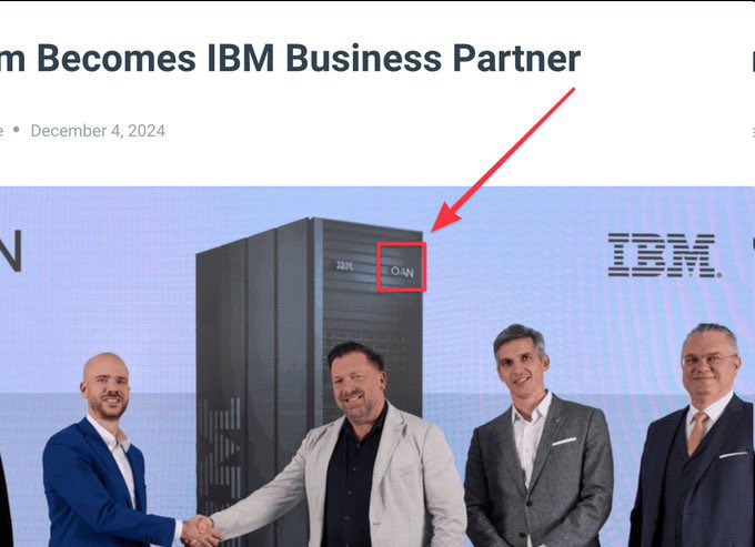 $QANX is big, I used some of my $QNT profits to buy some of it.

(Still holding tons of Quant btw)

They just became an IBM business partner.