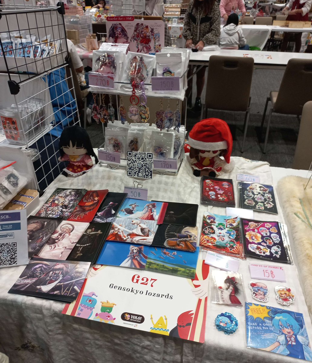 _kkaikamii_'s tweet photo. Come meet us at #YOLOARTFEST2024 and purchase our goods (not forcing) #東方Project https://t.co/CEY46D4grz