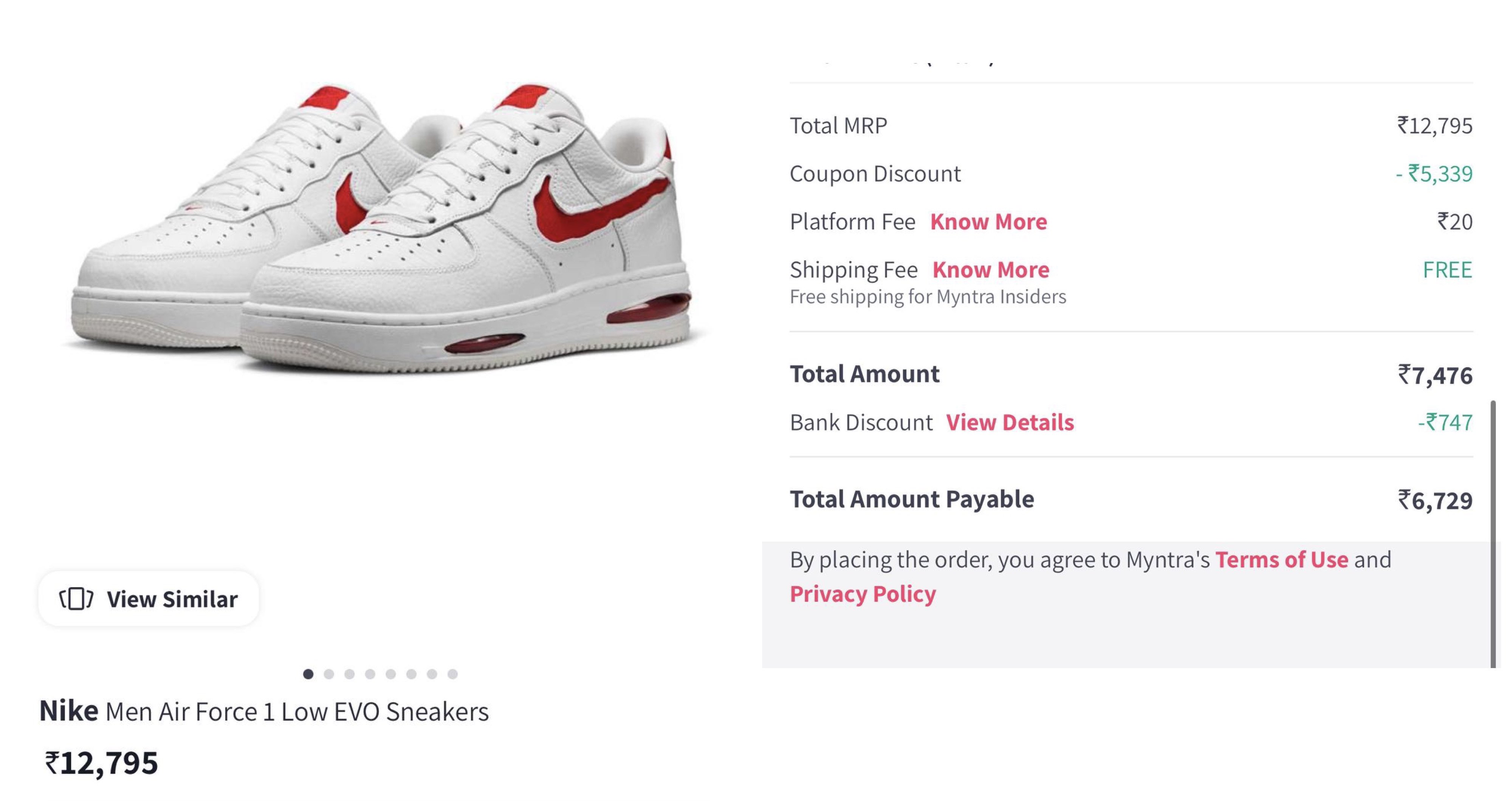 DealzTrendz on X Nike Triple Discount Working Air Force 1 for 7 178 Effectively https t lemFUqaj7i Dunks SE for 5 918 Effectively https t Bkz814M3w4 Dunks Low for 6 611 Effectively https t fZ...