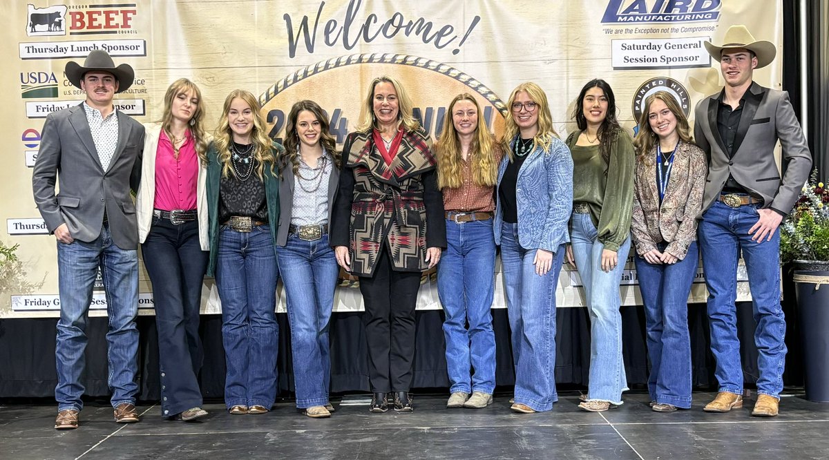 Staci Simonich (@staci_simonich) on Twitter photo My thanks to <a href="/OSUAgSci/">OSU Ag Sciences</a> Steer-A-Year students for attending the <a href="/OCA_ORcattle/">Oregon Cattlemen's</a> annual meeting in Pendleton! 🧡🖤🐄🐄 My thanks to <a href="/OSUAgSci/">OSU Ag Sciences</a> Steer-A-Year students for attending the <a href="/OCA_ORcattle/">Oregon Cattlemen's</a> annual meeting in Pendleton! 🧡🖤🐄🐄