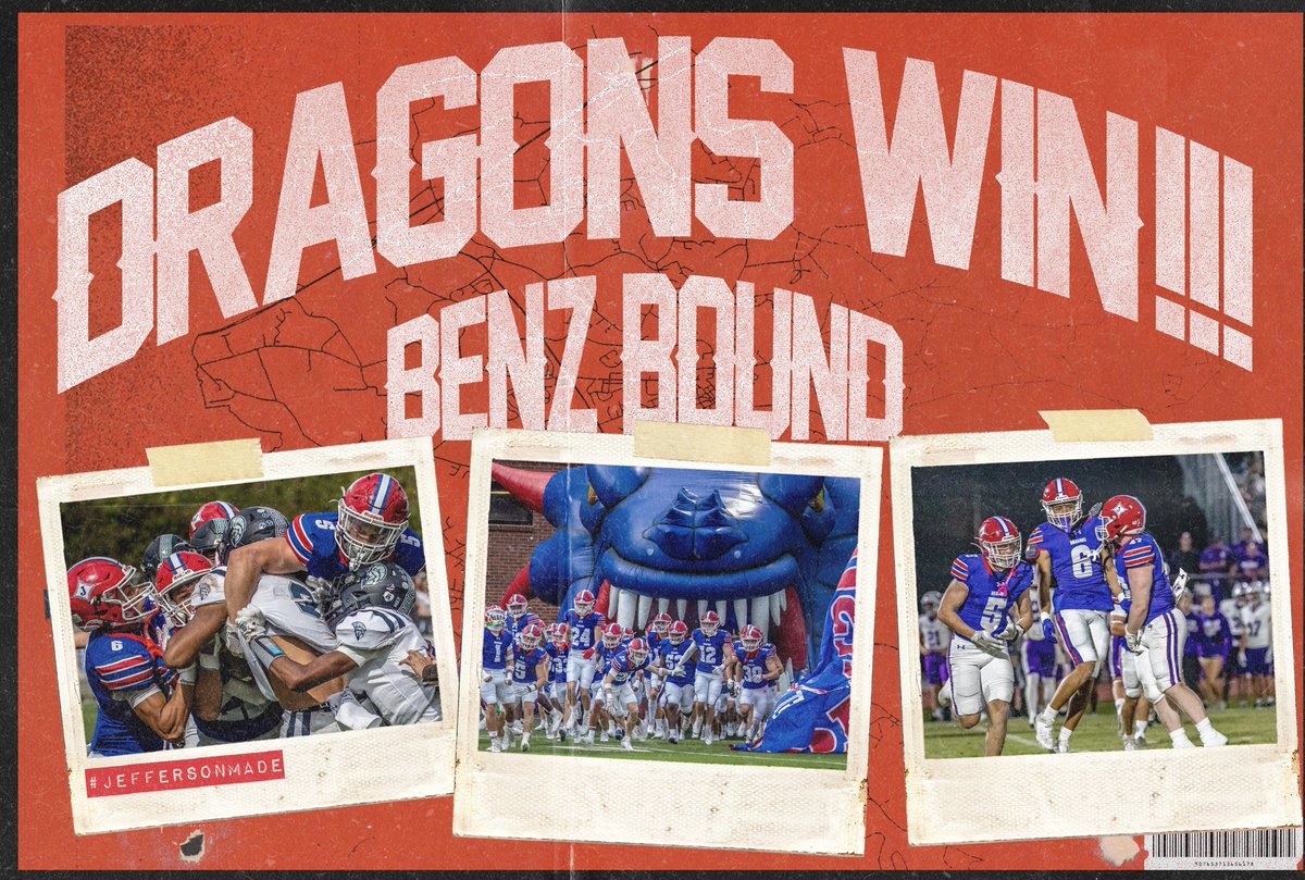 Jefferson 21
LaGrange 13

DRAGONS ARE HEADING TO THE BENZ!!!!

Huge Congrats to LaGrange on fighting to the end.  💪🏽 

Thank you #DragonNation!!   See you in Atlanta on Wednesday, December 18th at 4:00 pm!!!