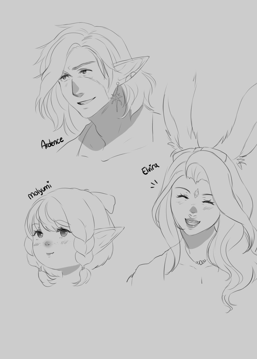 Artistic elezen baby girl @ DT Spoilers tweet media