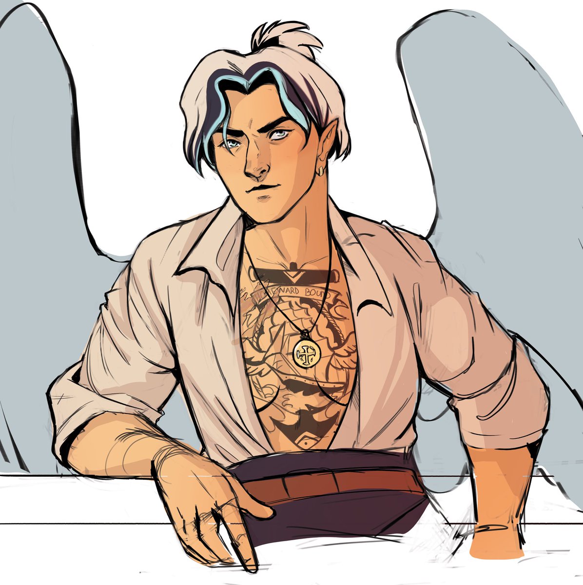 IdleLark's tweet photo. New RP character hours https://t.co/Q49MGdM3cn