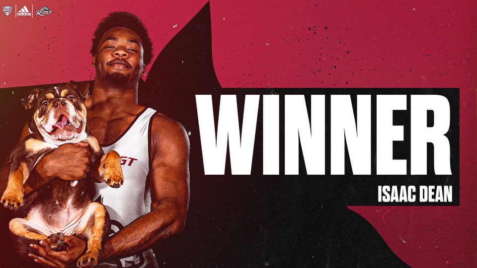 🚨🚨🚨🚨
At 184, Riders #11 Isaac Dean wins by decision 4-3 over #3 Bennett Berge of SDSU‼️