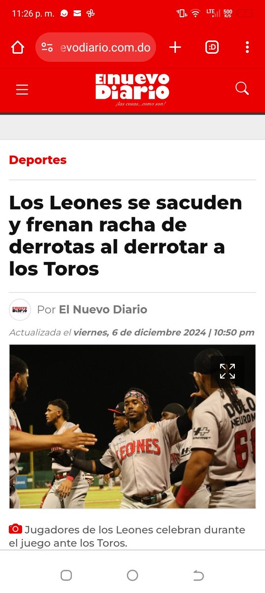 Tantos #sinónimos para que estructuras redaccionales tengan diversidad y fluidez, pero las deficiencias lexicales provocan estos adefesios.

Bárbaros: ...derrotas al derrotar...

...derrotas al vencer...

...derrotas al superar...

#OCICRD <a href="/EscogidoBBClub/">𝐄𝐬𝐜𝐨𝐠𝐢𝐝𝐨 𝐁𝐚𝐬𝐞𝐛𝐚𝐥𝐥 𝐂𝐥𝐮𝐛</a> <a href="/TorosdelEste/">Toros Del Este</a> #LIDOM