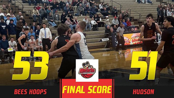 <a href="/beeshoops/">Brecksville-Broadview Hts HS Boys Hoops Program</a> survives a <a href="/SuburbanLgOH/">Suburban League</a> game on the road vs. Hudson.  Bees didn’t shoot it as well as they can but found a way to win.  <a href="/BeesSwarm23/">THE SWARM</a> traveled well tonight &amp; loved watching <a href="/BganleyG/">Brady Ganley</a> &amp; Big Ben throw a few down.