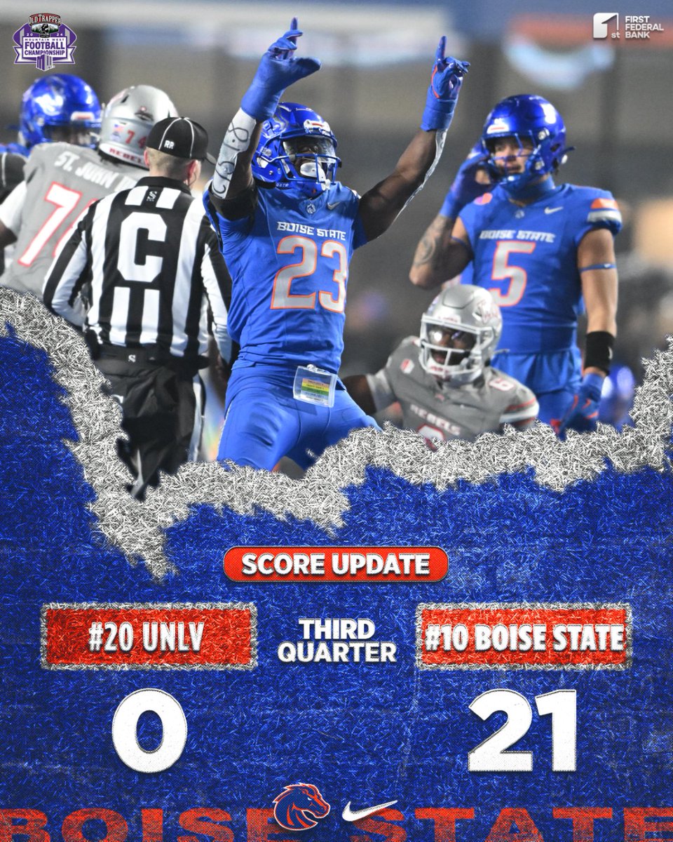 リデル　スピードアイコンL（NCAA Boise State Broncos） UNLV Rebels vs. Boise State Broncos - Final Score - December 05