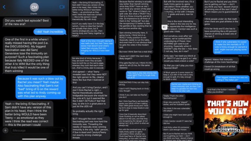 "That's How You DO It!" (A Survivor Strategy Pod) tweet media