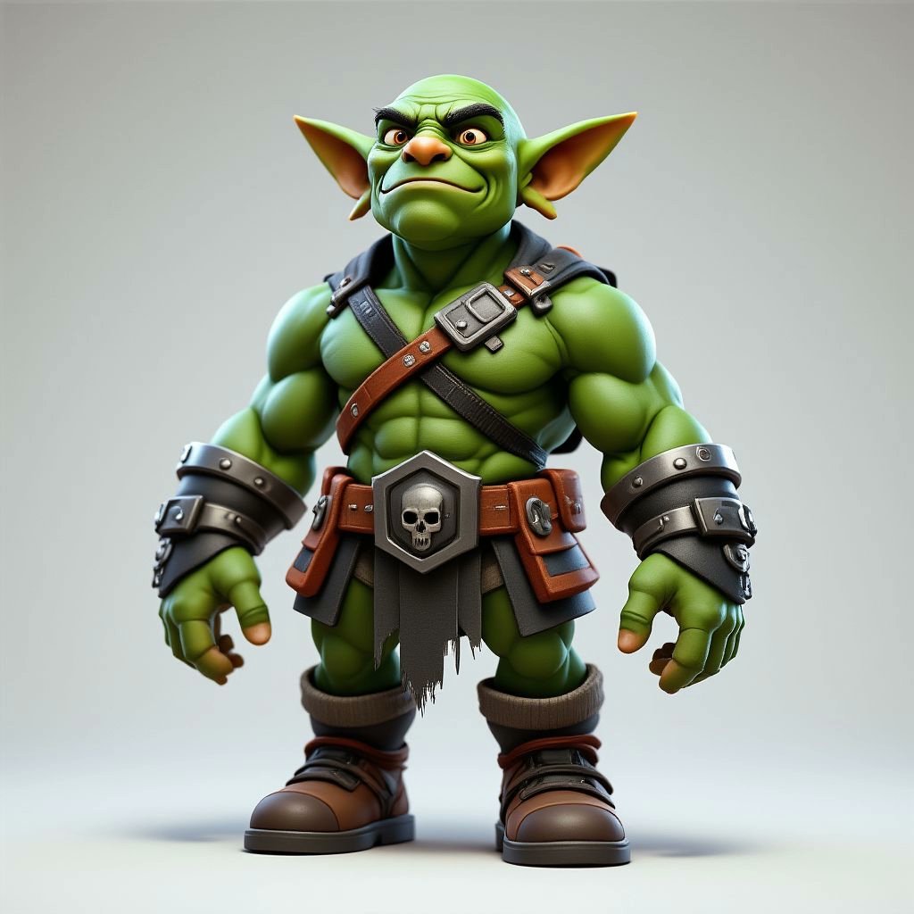 MarkSuperDev's tweet photo. What happens when you use @emmanuel_2m Scenario to generate a super cool Troll and quickly convert it to 3D? 

It was literally 8 steps to get this from Scenario into a 3D animated asset in Unreal Engine.

I'll show the steps below.