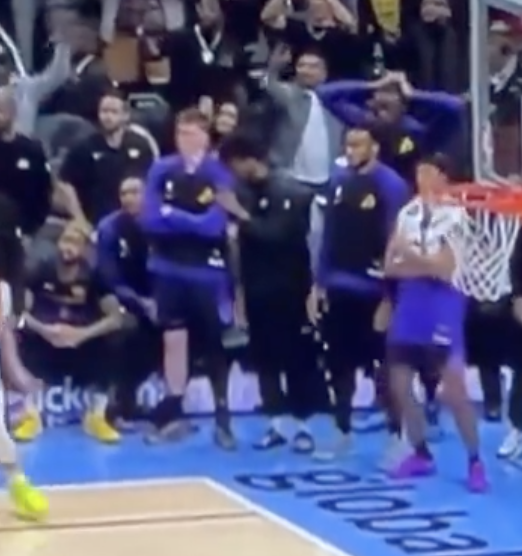 MattBelliveau's tweet photo. Bronny knew. https://t.co/kPZThOt0G0