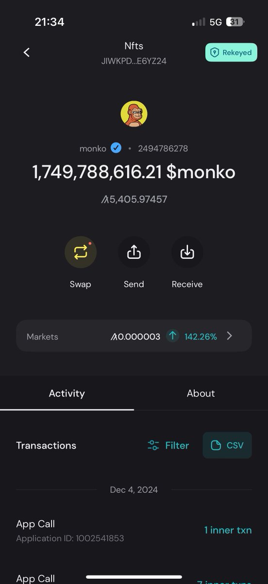 Im <a href="/Real_monko/">monko 🐝</a> rich! 

$Algo mooning
$Monko mooning

#AlgorandCan