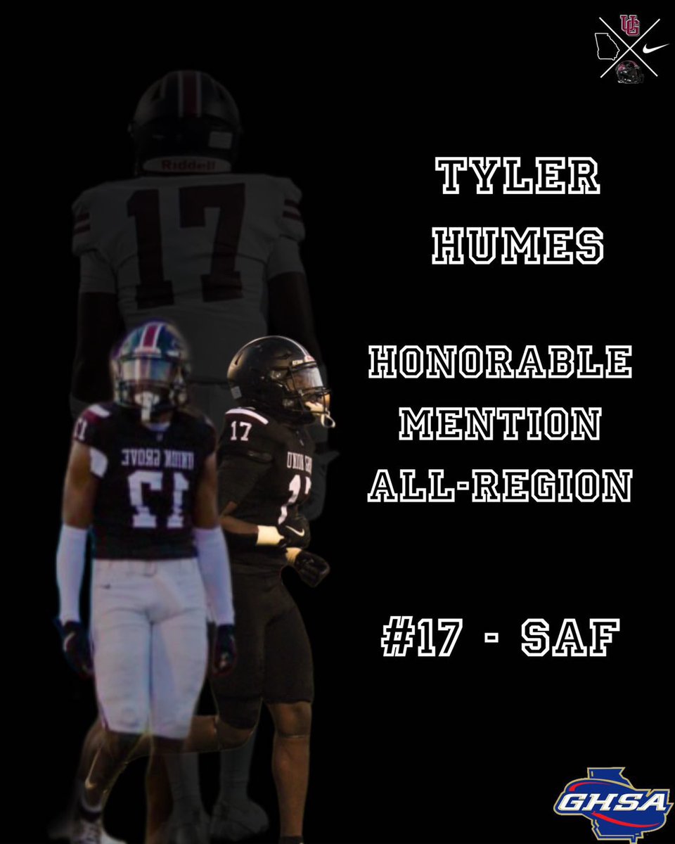 All Region Honorable mention💯
<a href="/UGHSFB/">Union Grove High School Football</a> <a href="/RecruitGeorgia/">Recruit Georgia</a> <a href="/CoachCase77/">Chuck Case</a> <a href="/Coachcalexander/">Charles Alexander</a> <a href="/Coach_Brady/">Aaron Brady</a> <a href="/Daniel_Elias6/">Coach Daniel</a> <a href="/CoachBlake41/">David Blake</a> <a href="/htx_audreece/">Audreece Dickson</a> <a href="/CoachKProvi/">Kyle Providence</a>