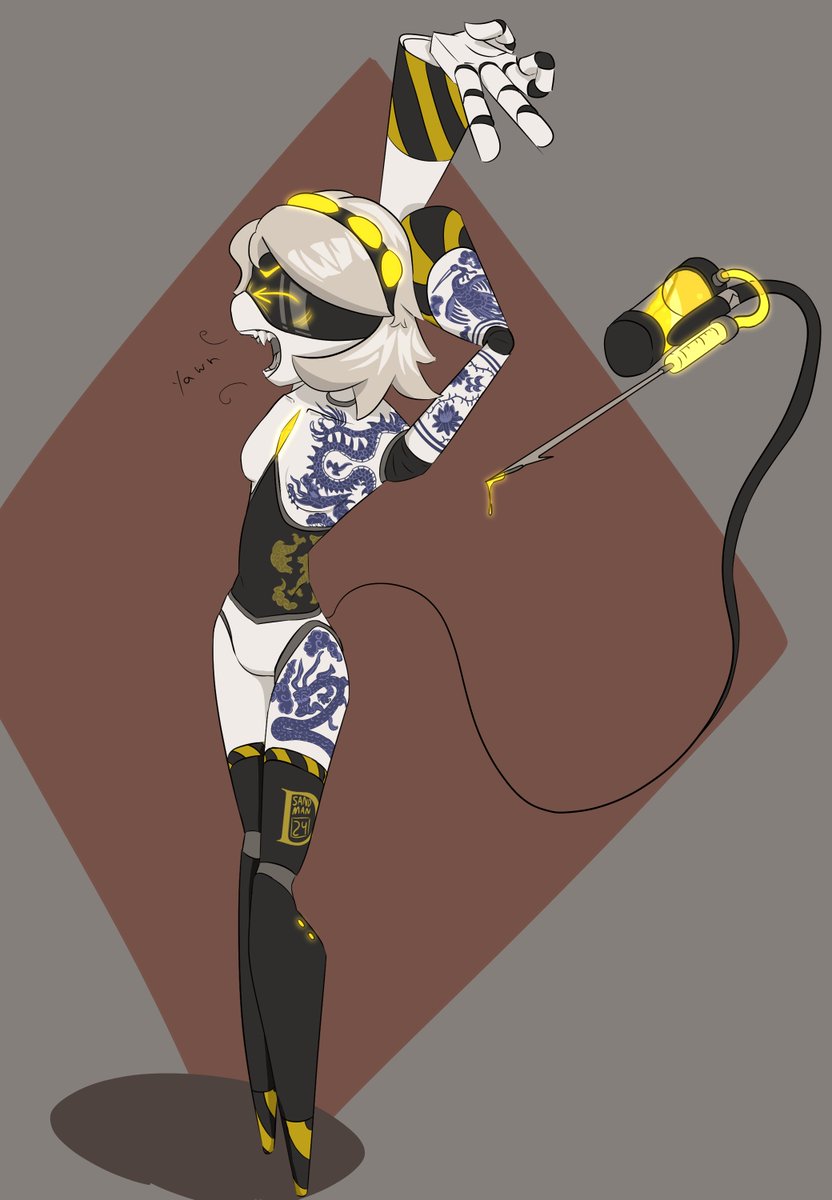 TheRealDSandman's tweet image. cw; uh artistic robo nudity dont worry there's nothing there but just in case

I really liked @Sachewithcoffe 's idea and wanted to give it a go myself I hope you don't mind that i borrowed your brain thought 🥺
#serialdesignationV