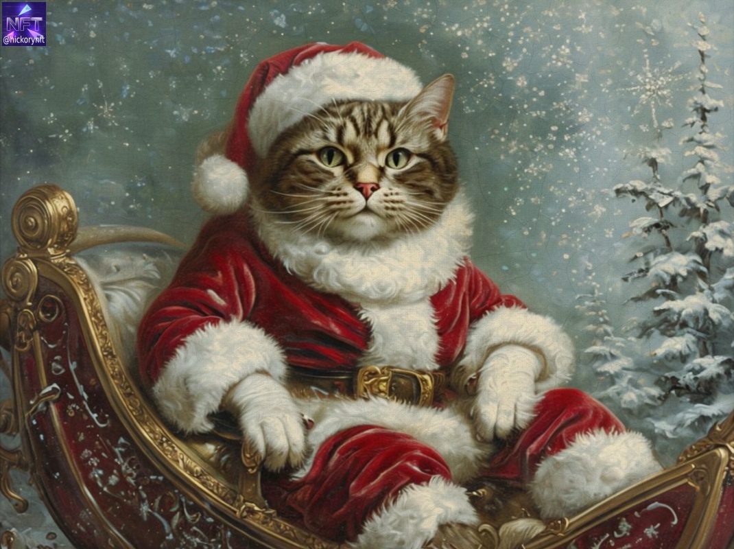 hickorynft's tweet photo. 🖼️Exclusive 1/1 vintage art #NFT is a digital homage to classic art—available now!
"Santa Paws' Winter Ride"  
only 1 available  
0.19 $eth 
🖇️link= https://t.co/BtCnOk4opS 👈

#NFTCollector #cryptoart #nftcommunity #nftfam #nfts #eth #nft_shill #cat #DigitalArt #CryptoCommunity https://t.co/3aPSpa3QD3
